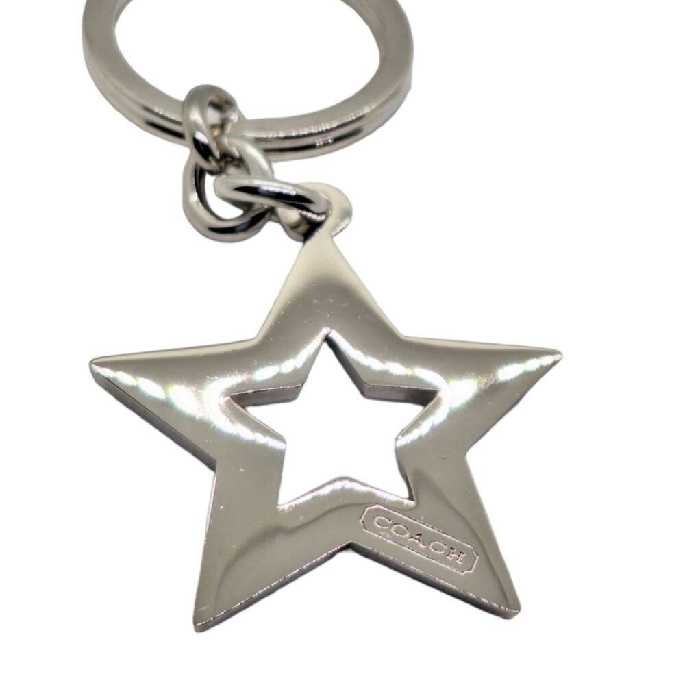 COACH Rare Vintage Star Keychain Purse Charm - Picture 2 of 4